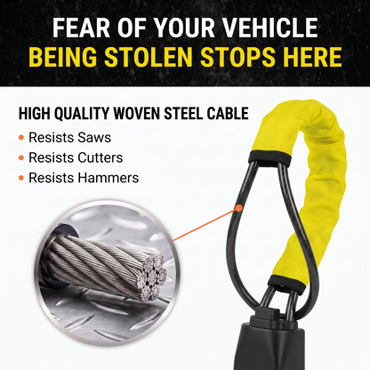Thieves can be in your car in under 10 seconds. GuardLock™ makes sure they don't bother.