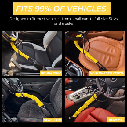 Thieves can be in your car in under 10 seconds. GuardLock™ makes sure they don't bother.